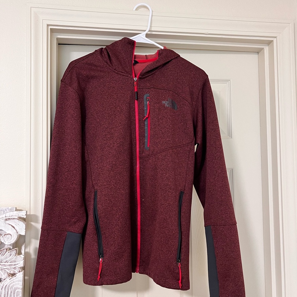The North Face Maroon Hooded Jacket